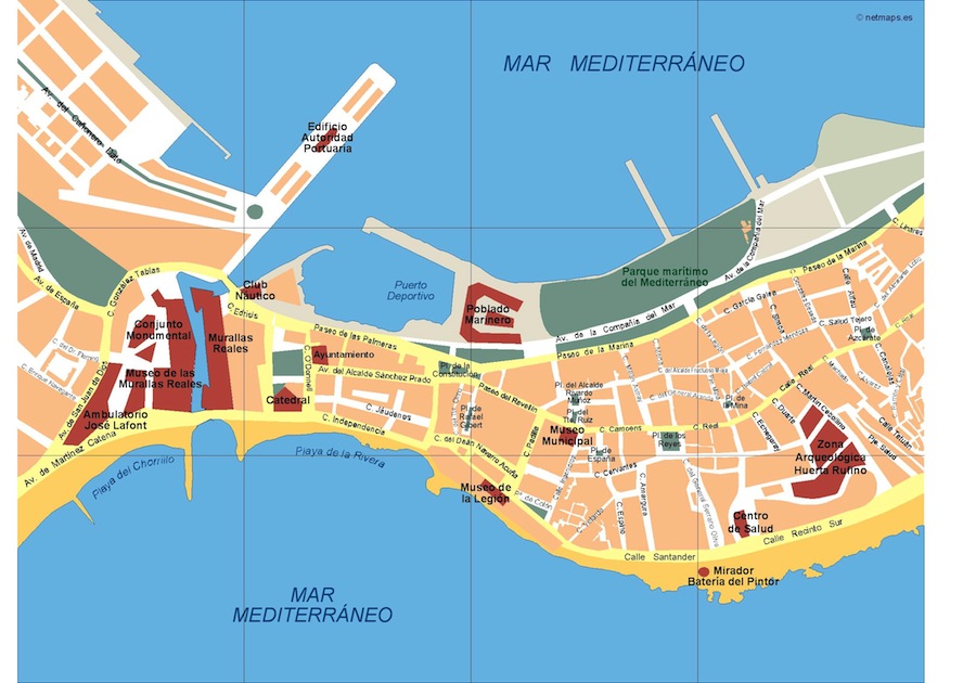 Eps map vector ceuta