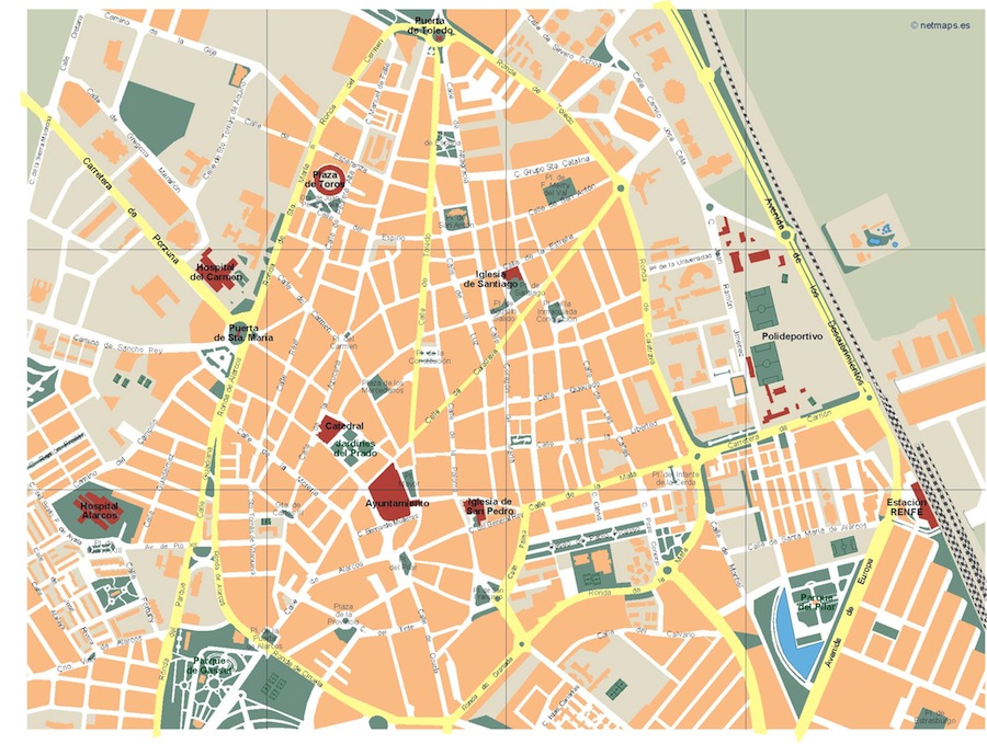 Eps map vector ciudad real
