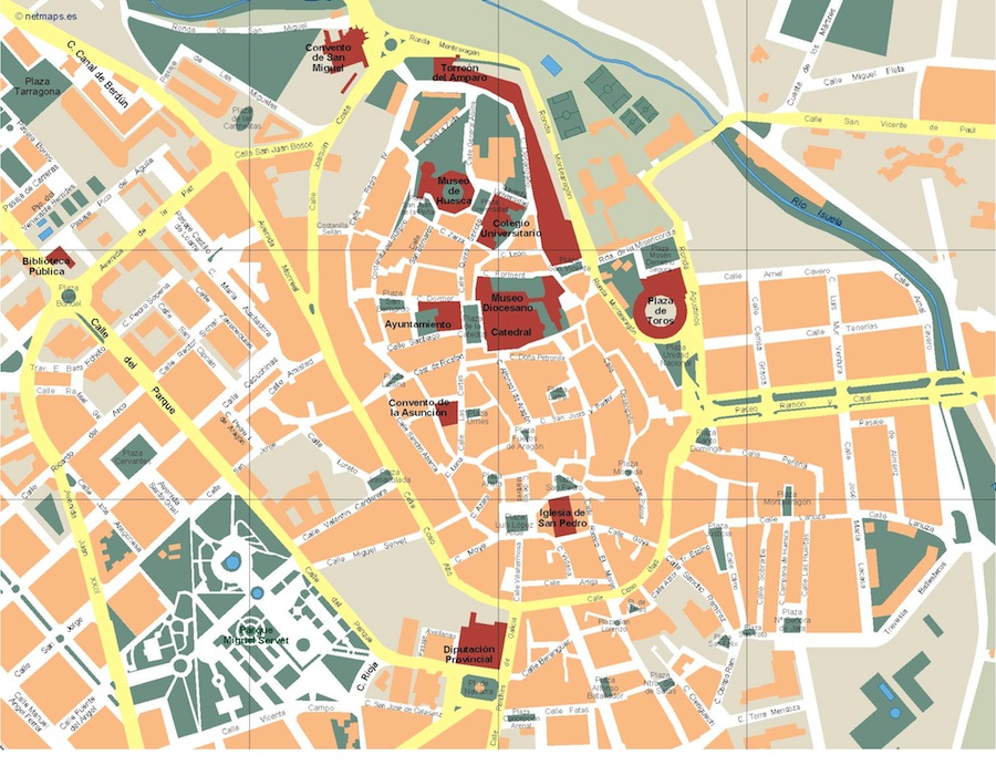 Eps map vector huesca