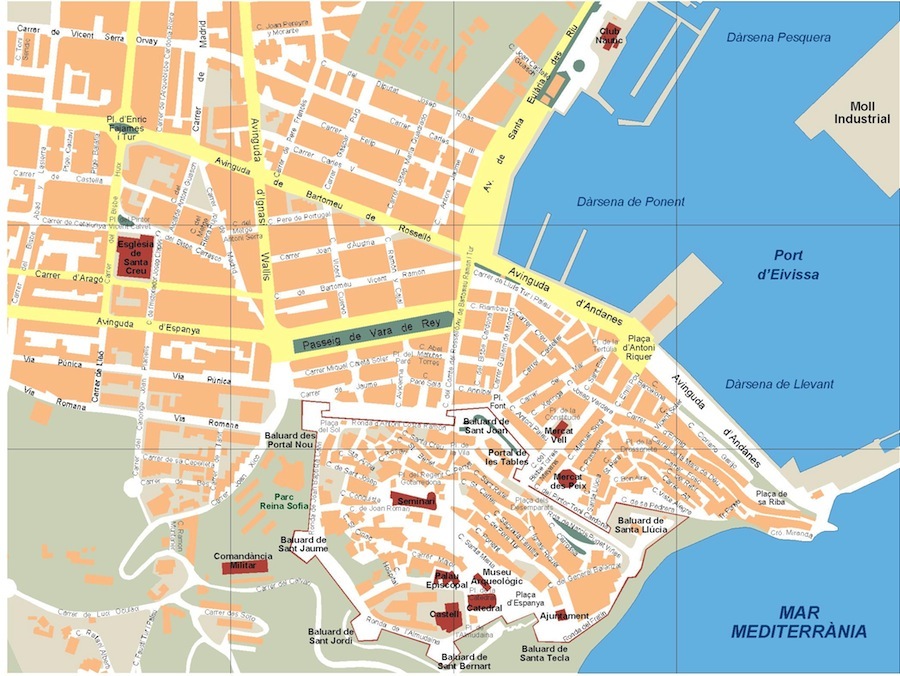 Eps map vector ibiza