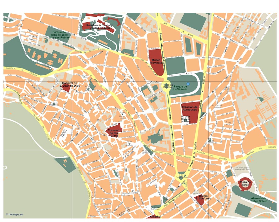 Eps map vector jaen