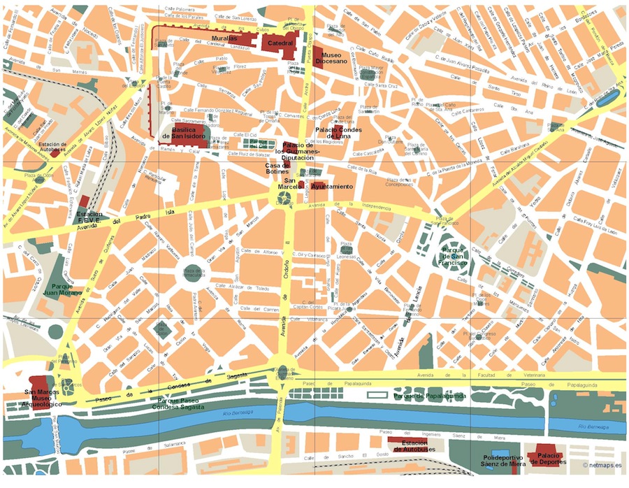Eps map vector leon