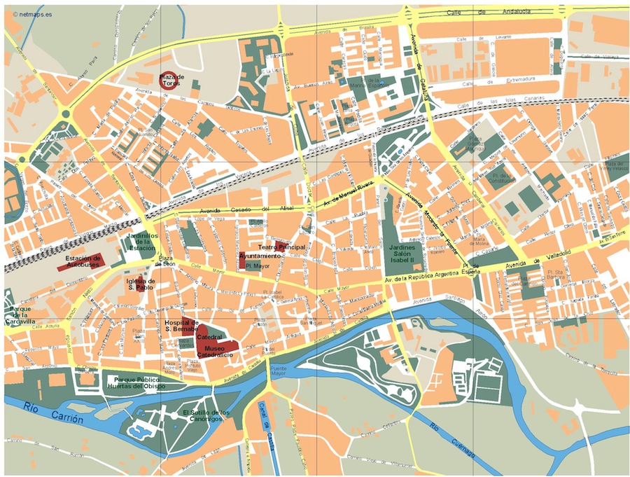 Eps map vector palencia