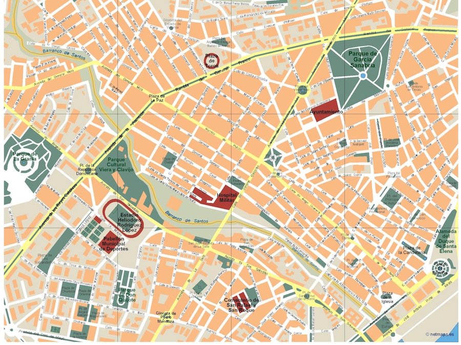 Eps map vector santa cruz de tenerife