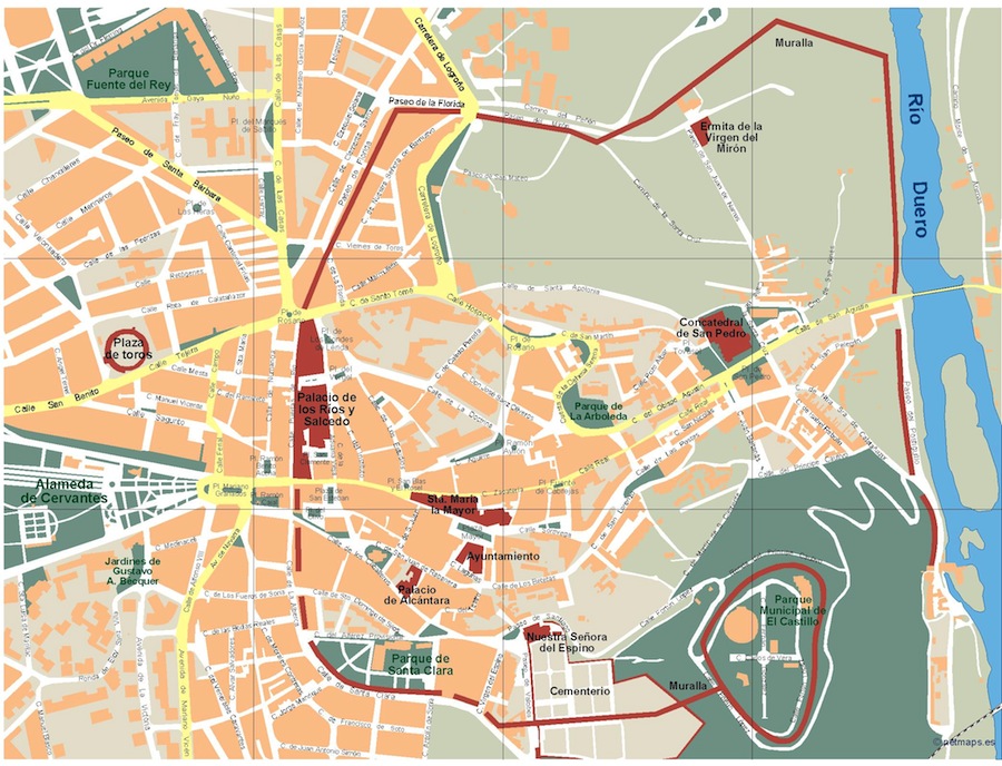 Eps map vector soria