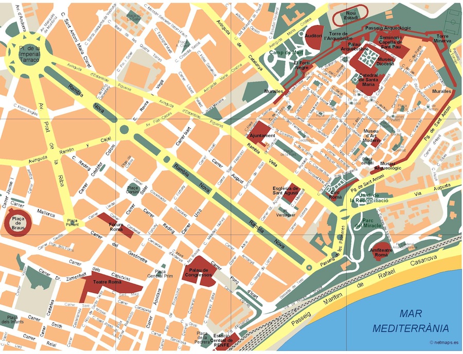 Eps map vector tarragona