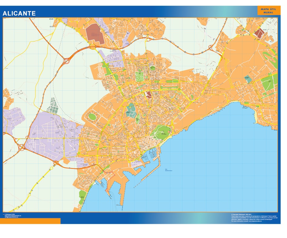 Eps map vectorial alicante