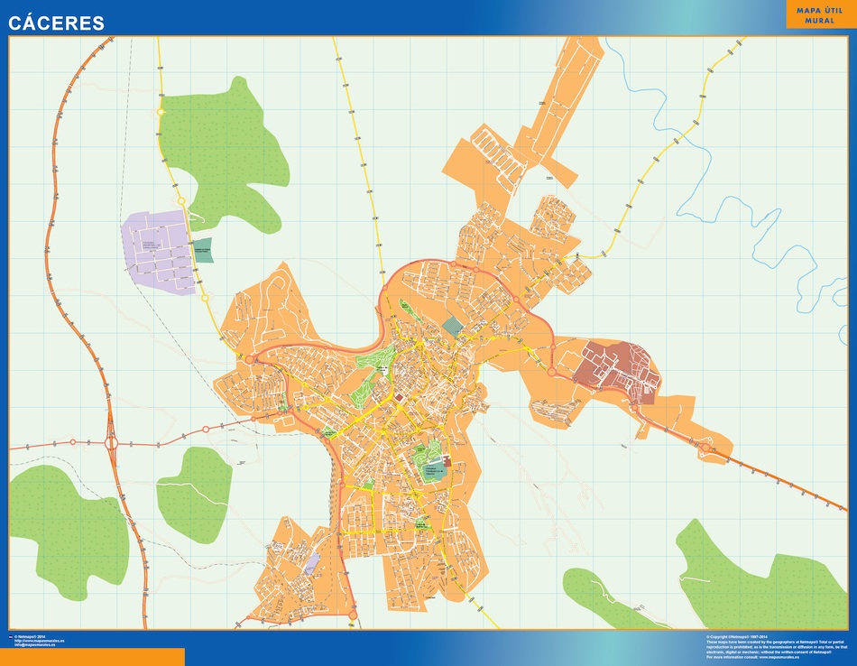 Eps map vectorial caceres