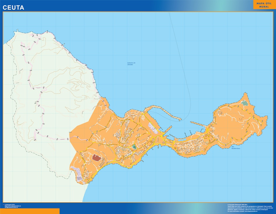 Eps map vectorial ceuta