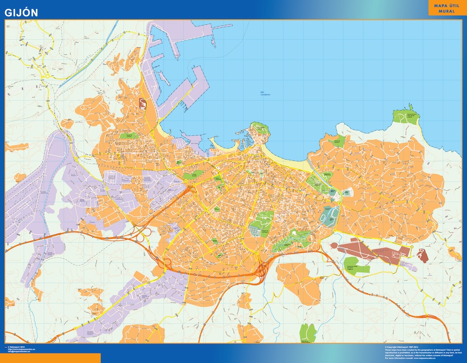 Eps map vectorial gijon