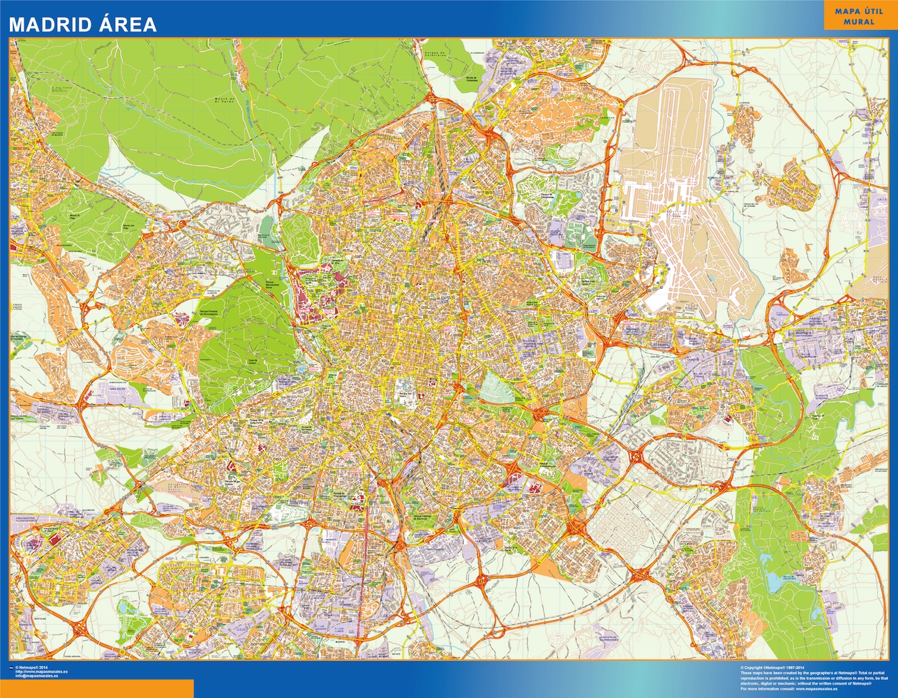 Eps map vectorial madrid area