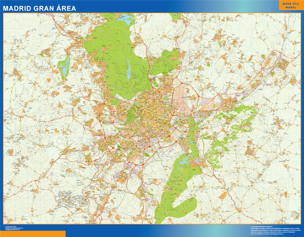 Eps map vectorial madrid gran area