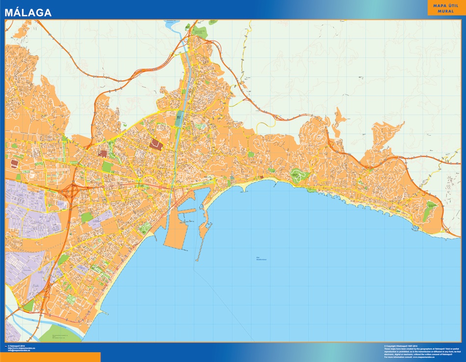 Eps map vectorial malaga