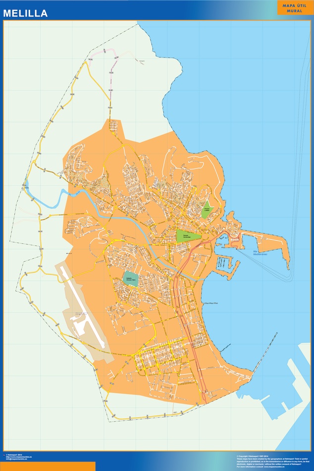 Eps map vectorial melilla