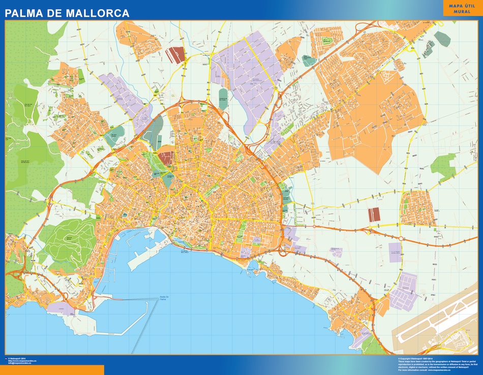Eps map vectorial palma mallorca