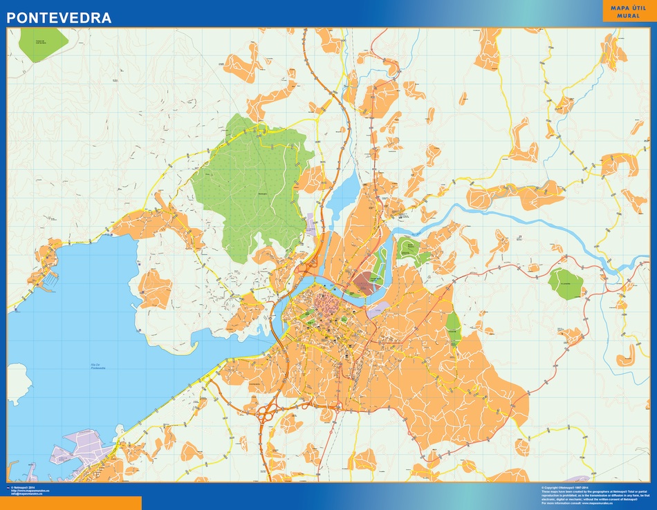 Eps map vectorial pontevedra