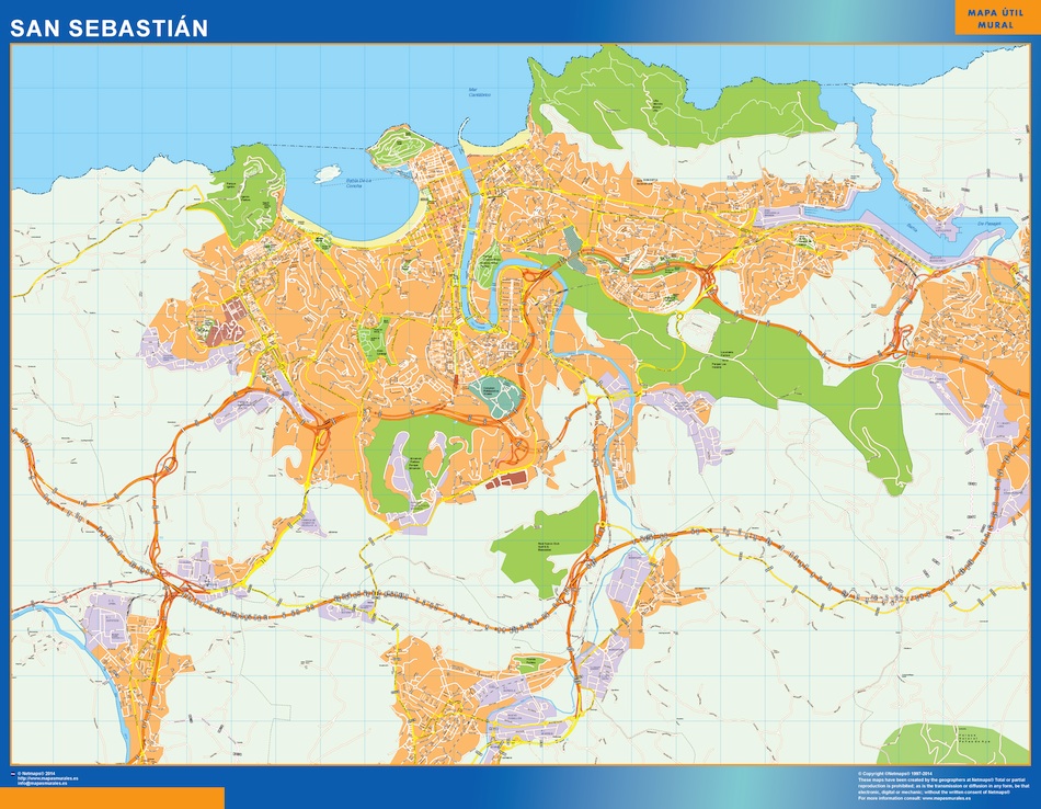Eps map vectorial san sebastian
