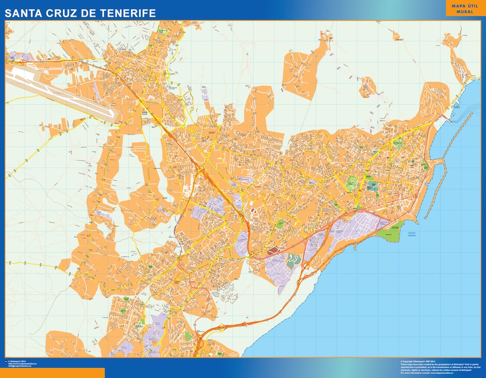 Eps map vectorial santa cruz tenerife