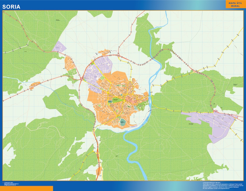 Eps map vectorial soria