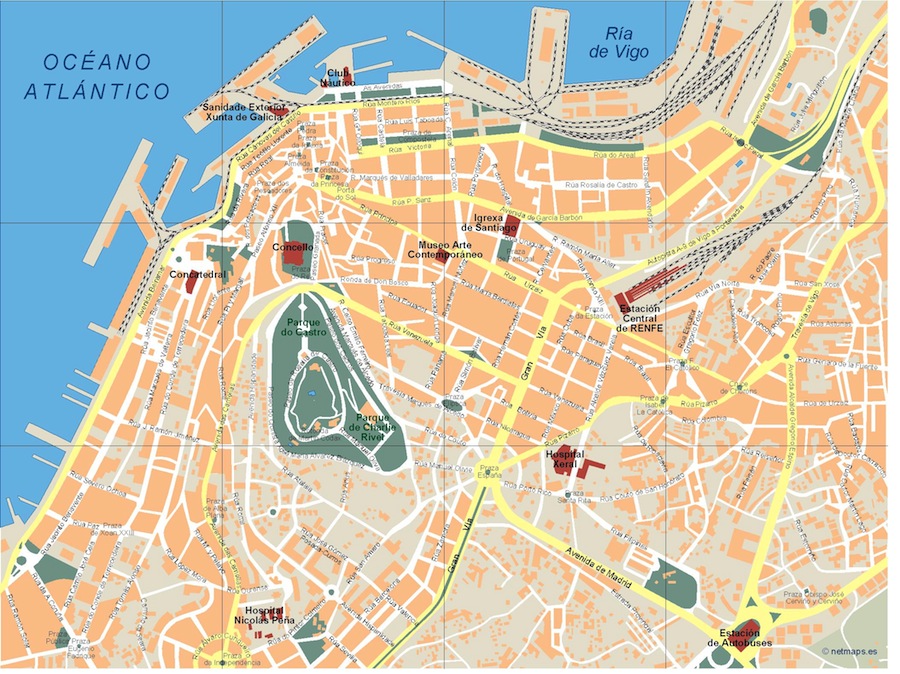 Eps map vector vigo