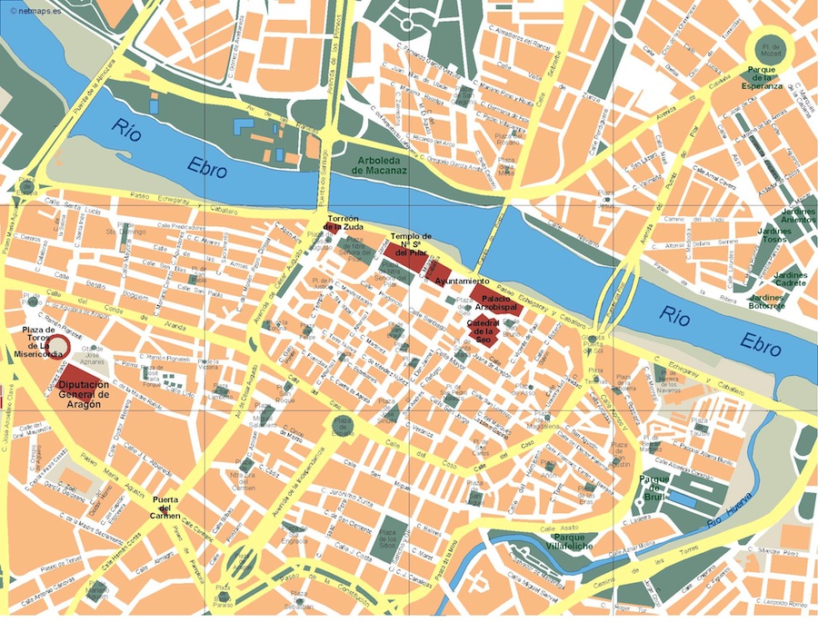 Eps map vector zaragoza