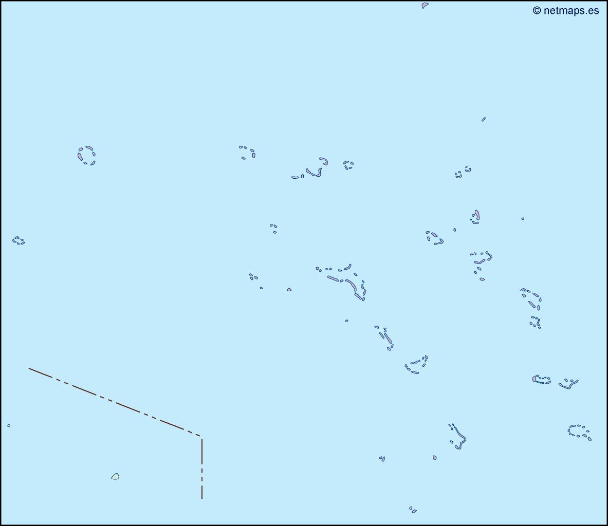 Marshall islands blind eps map vector