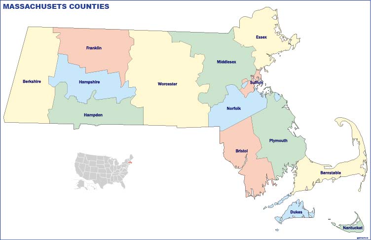 Massachusetts counties