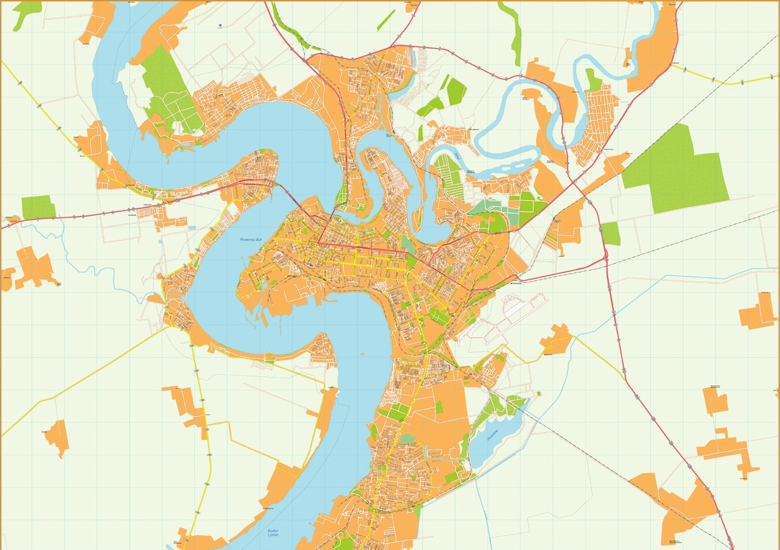 Mikolaiv Illustrator eps map vector