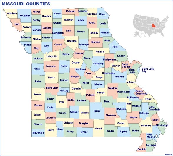 Missouri counties