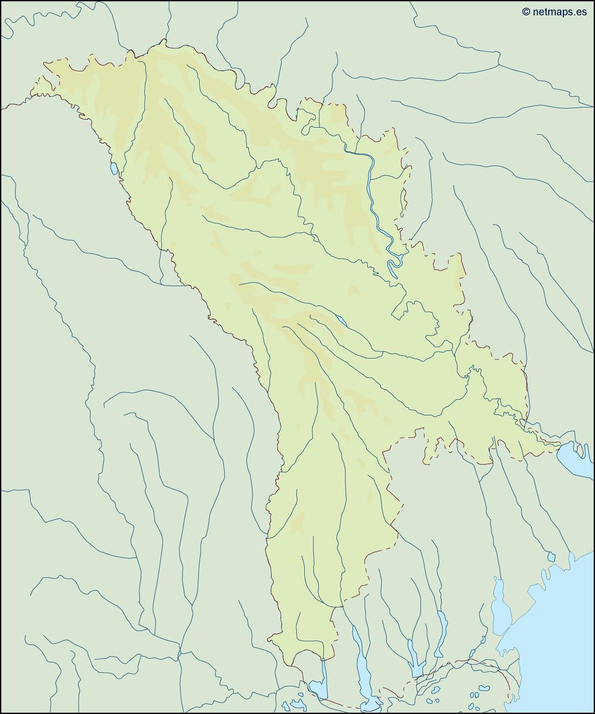 Moldova illustrator eps map vector