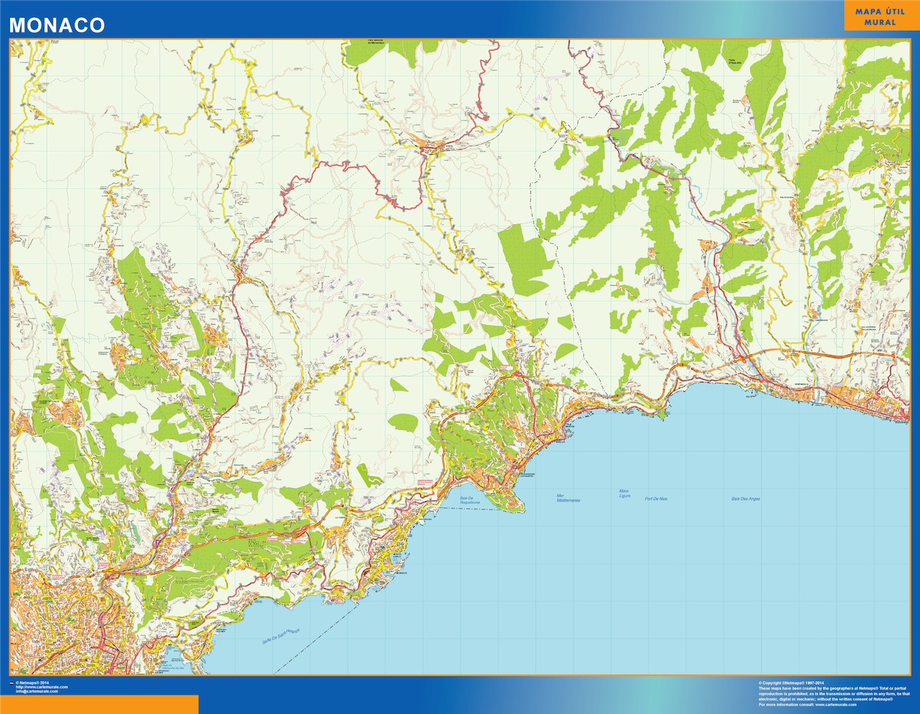 Monaco carte illustrator eps