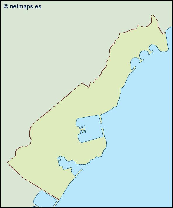 Monaco illustrator eps map vector