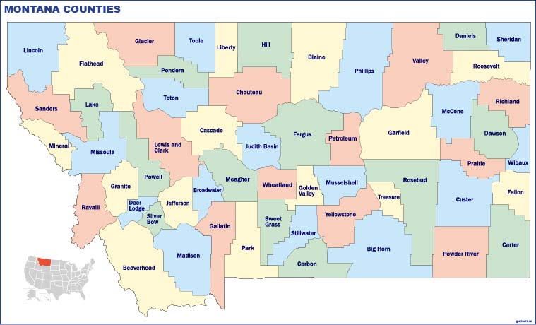 Montana counties