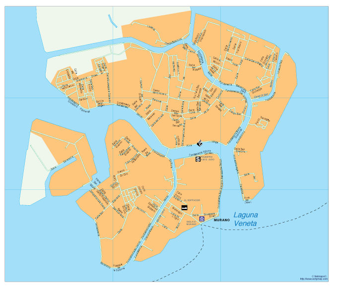 Murano eps map vector