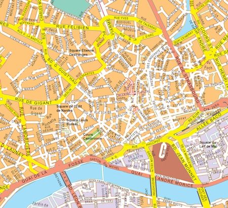 Nantes eps map vector
