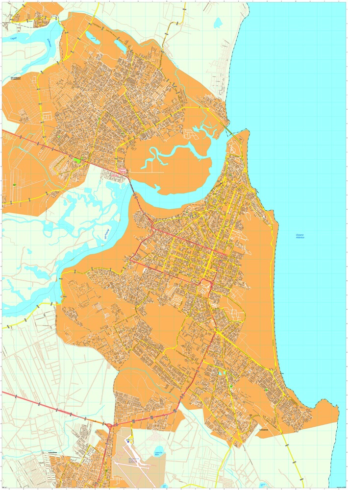 Natal eps map vector