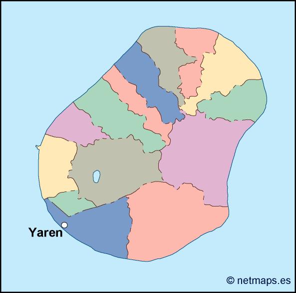 Nauru eps map vector