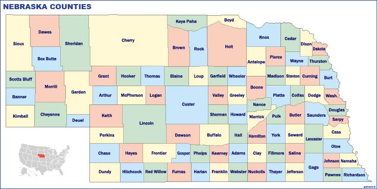 Nebraska counties