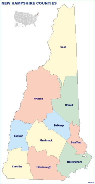 New Hampshire counties
