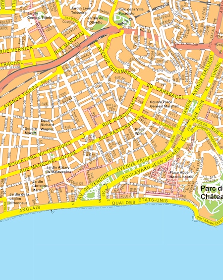 Nice eps map vector