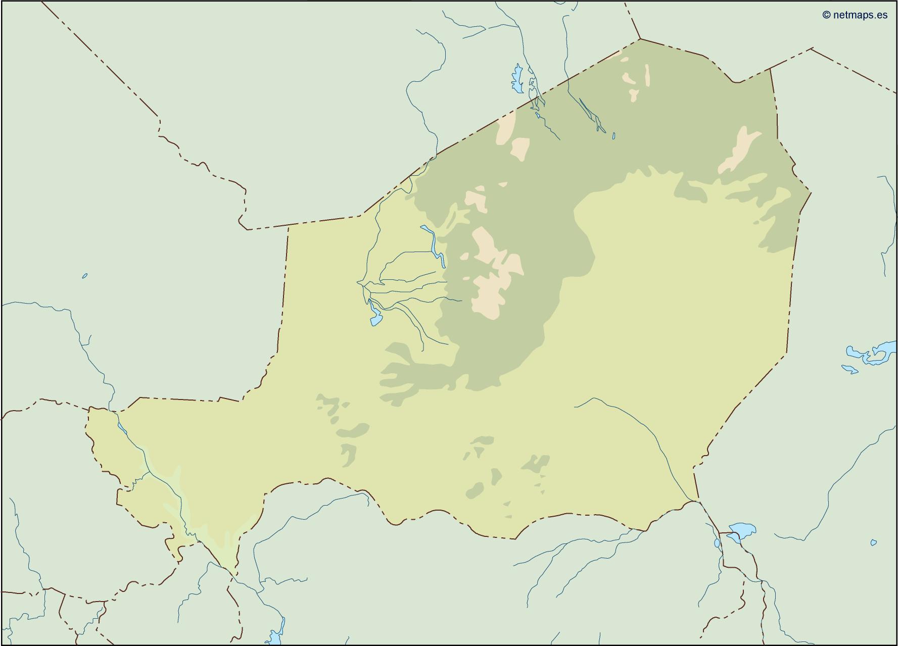 Niger illustrator eps map vector
