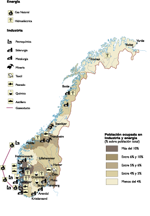 Norway Economic eps map vector