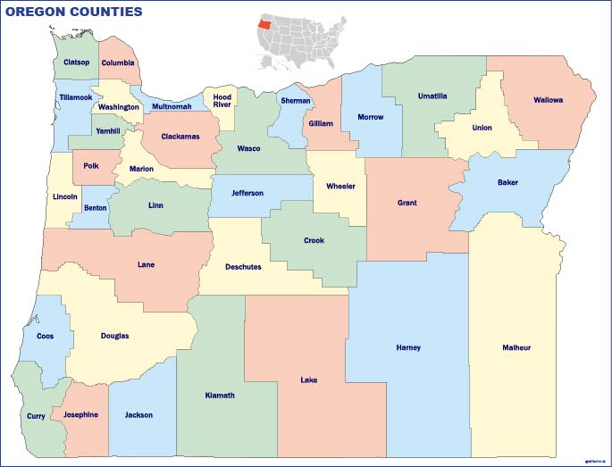 Oregon counties