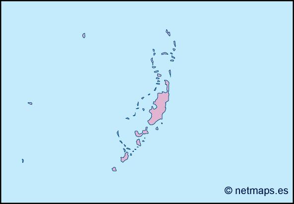 Palau blind eps map vector