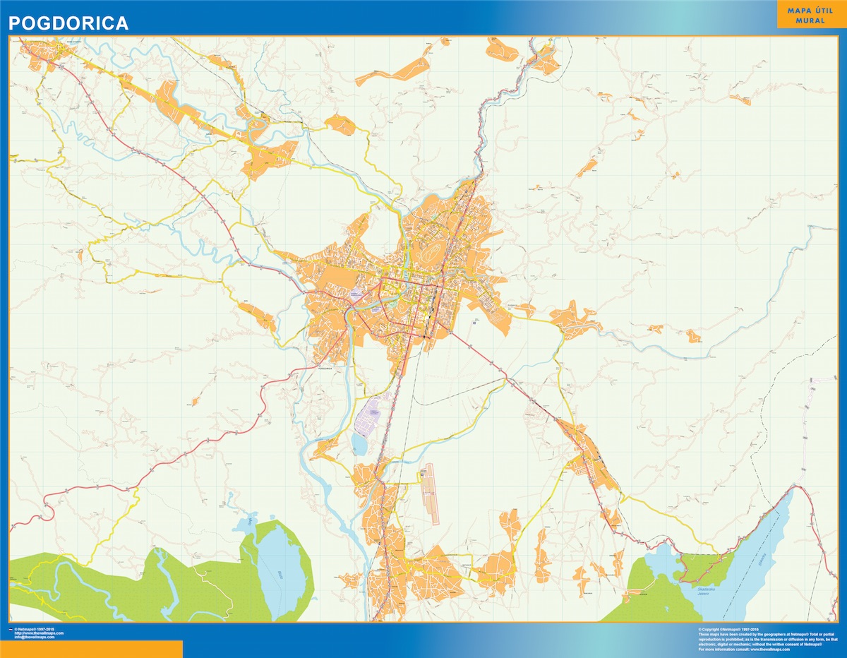 Pogdorica eps map vector