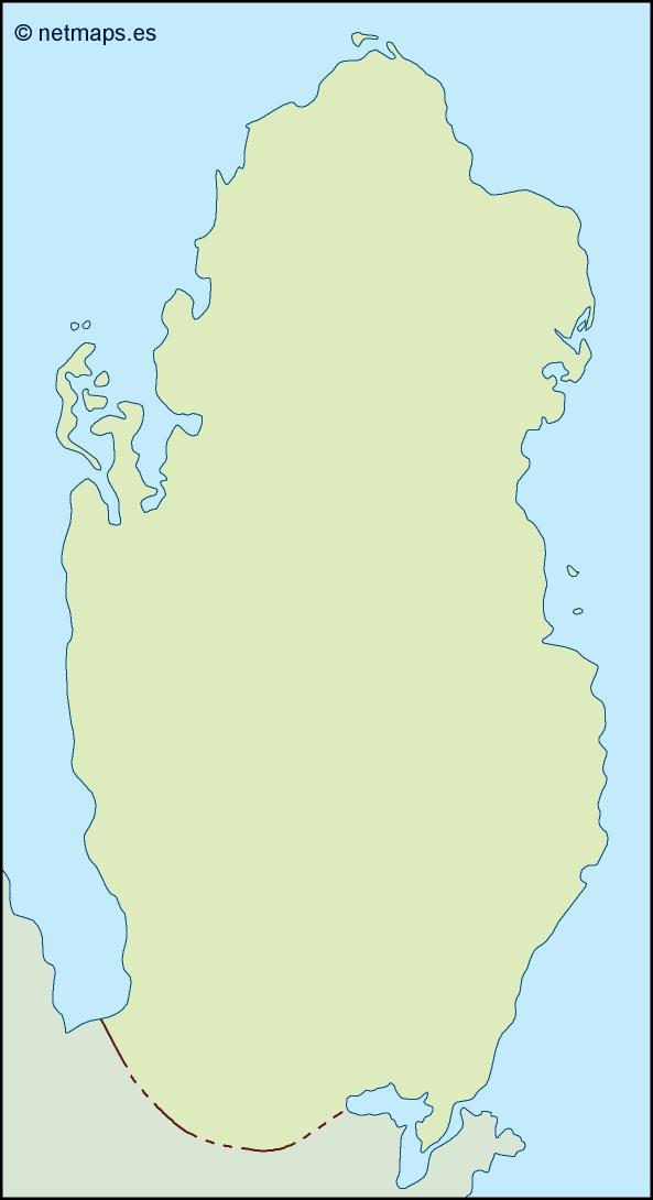 Qatar illustrator eps map vector