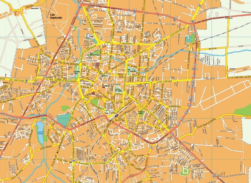Radom EPS map vector