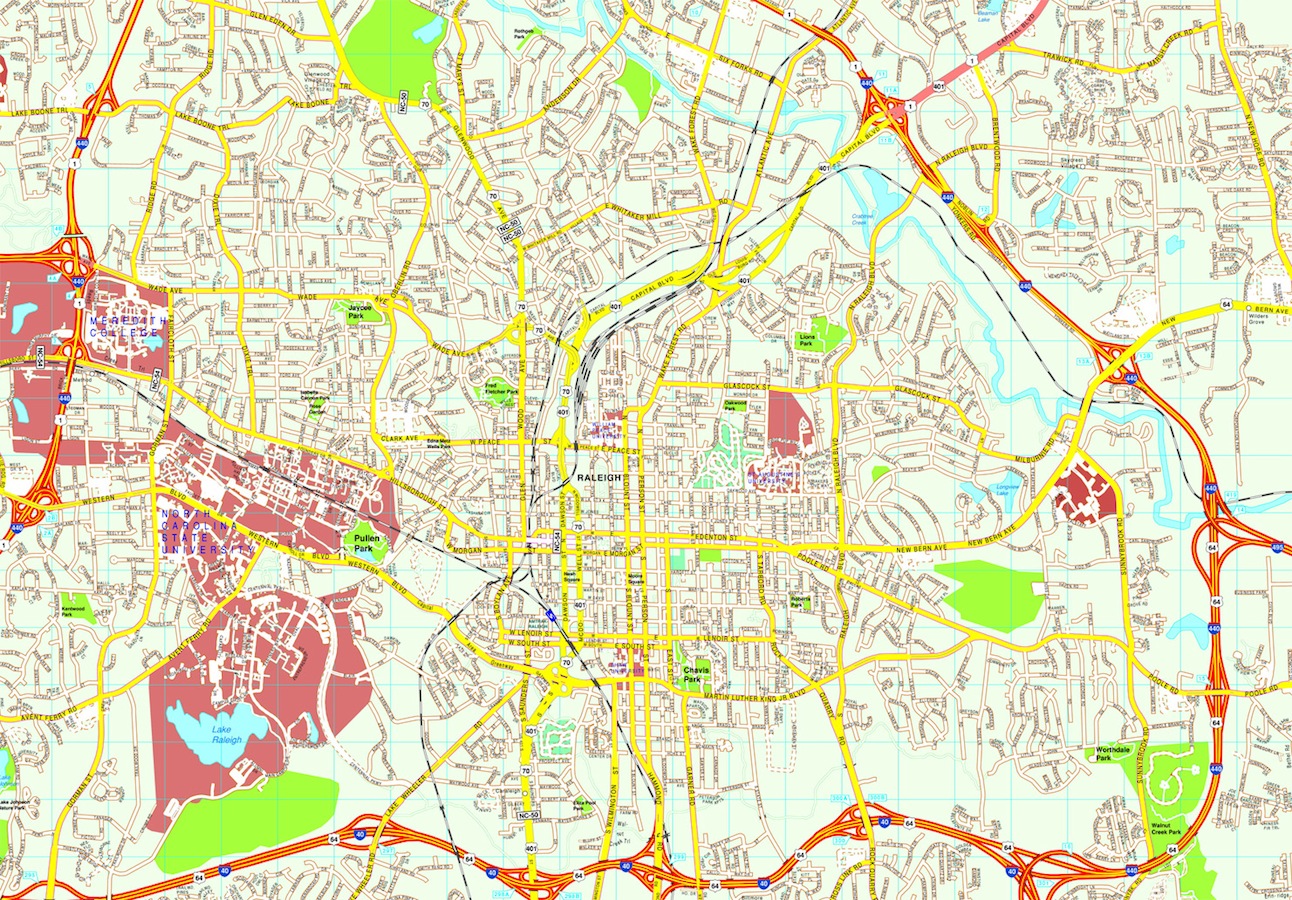Raleigh eps map vector