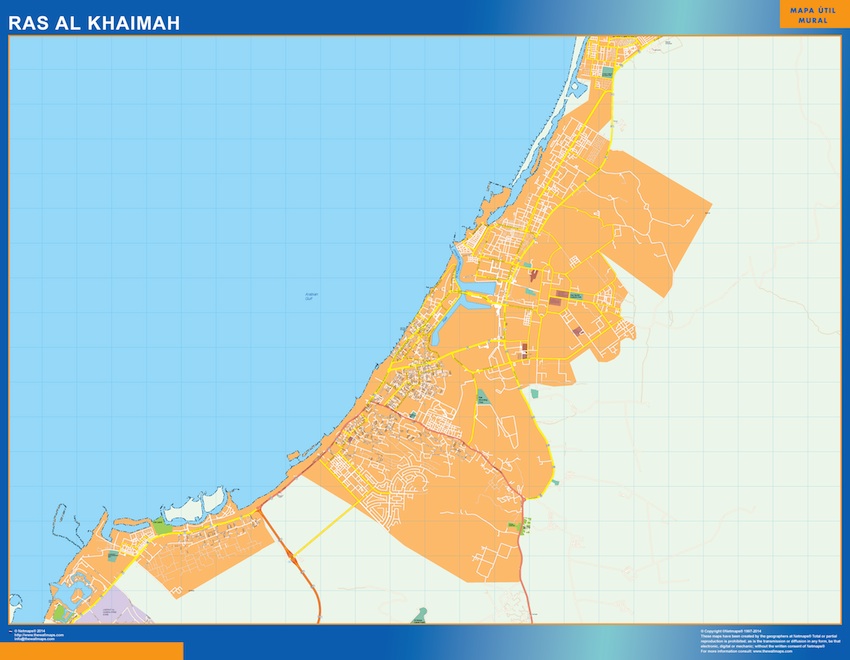Ras al khaimah eps map vector