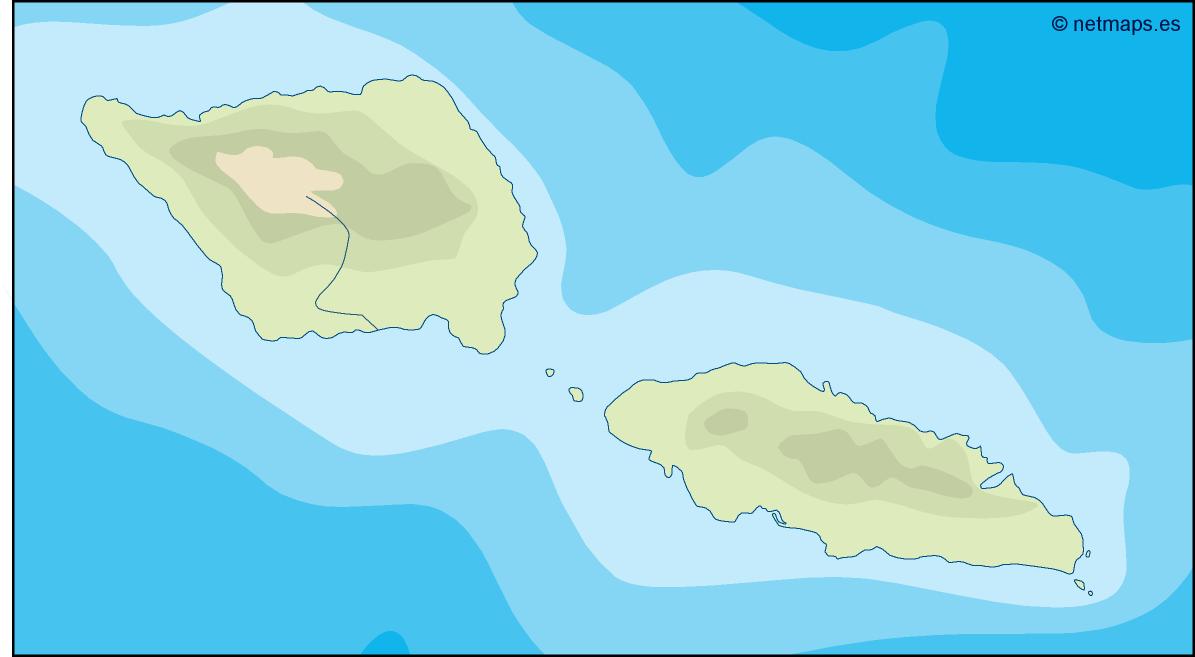 Samoa illustrator eps map vector